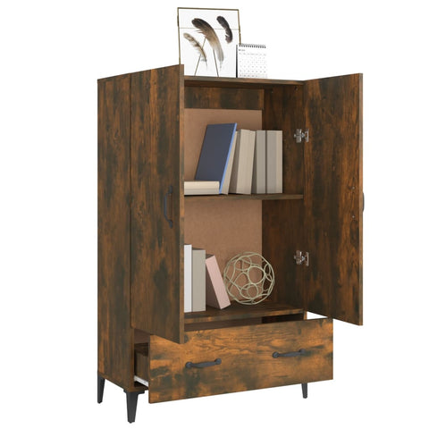 vidaXL Highboard Räuchereiche 70x31x115 cm Holzwerkstoff