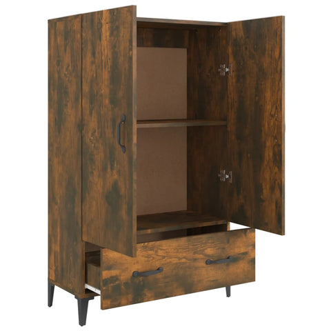 vidaXL Highboard Räuchereiche 70x31x115 cm Holzwerkstoff