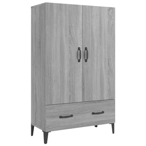 vidaXL Highboard Grau Sonoma 70x31x115 cm Holzwerkstoff