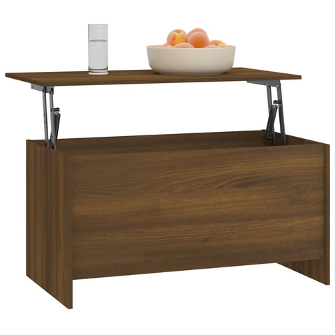 vidaXL Couchtisch Braun Eichen-Optik 102x55,5x52,5 cm Holzwerkstoff