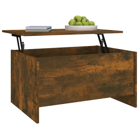 vidaXL Couchtisch Räuchereiche 80x55,5x41,5 cm Holzwerkstoff