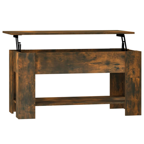 vidaXL Couchtisch Räuchereiche 101x49x52 cm Holzwerkstoff