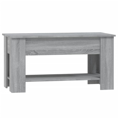 vidaXL Couchtisch Grau Sonoma 101x49x52 cm Holzwerkstoff