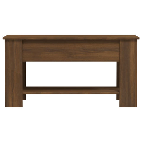 vidaXL Couchtisch Braun Eichen-Optik 101x49x52 cm Holzwerkstoff