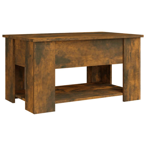 vidaXL Couchtisch Räuchereiche 79x49x41 cm Holzwerkstoff