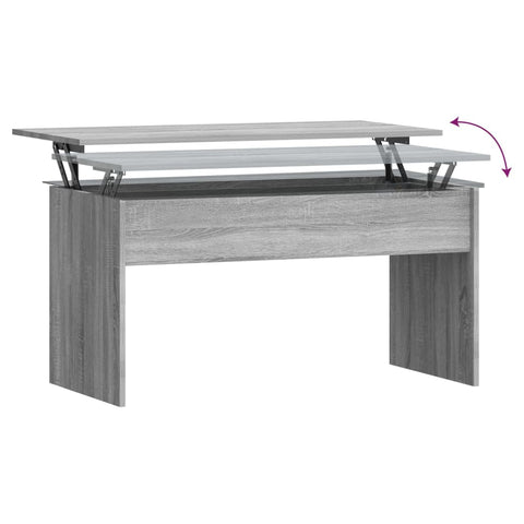 vidaXL Couchtisch Grau Sonoma 102x50,5x52,5 cm Holzwerkstoff