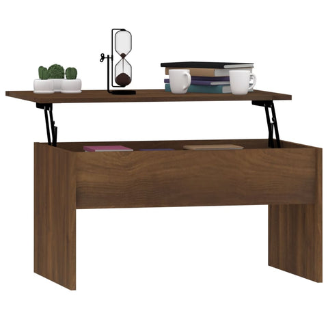 vidaXL Couchtisch Braun Eichen-Optik 80x50,5x41,5 cm Holzwerkstoff