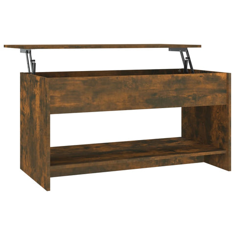 vidaXL Couchtisch Räuchereiche 102x50x52,5 cm Holzwerkstoff