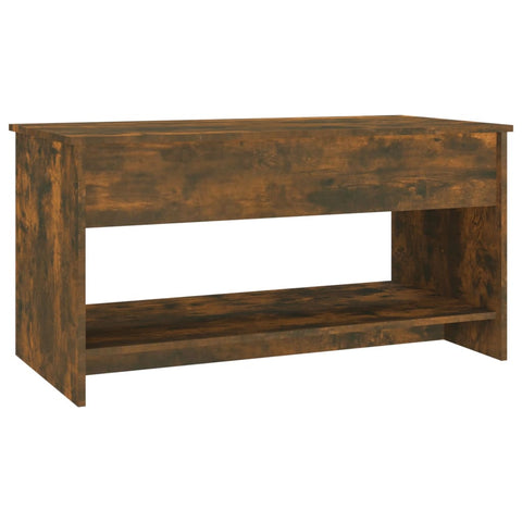 vidaXL Couchtisch Räuchereiche 102x50x52,5 cm Holzwerkstoff