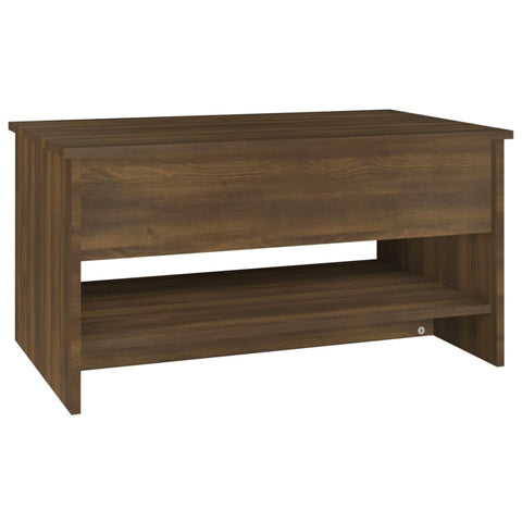 vidaXL Couchtisch Braun Eichen-Optik 80x50x40 cm Holzwerkstoff