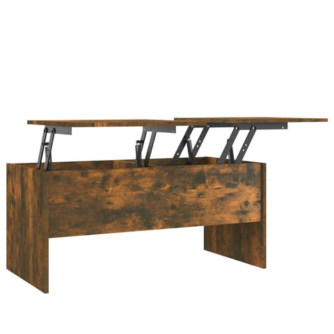 vidaXL Couchtisch Räuchereiche 102x50,5x46,5 cm Holzwerkstoff