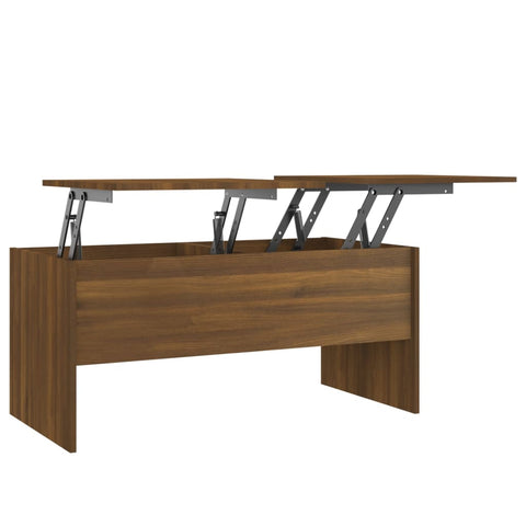 vidaXL Couchtisch Braun Eichen-Optik 102x50,5x46,5 cm Holzwerkstoff