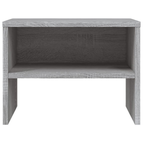 vidaXL Nachttische 2 Stk. Grau Sonoma 40x30x30 cm Holzwerkstoff