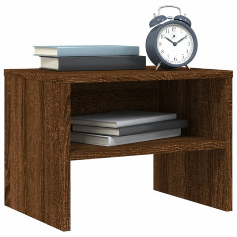 vidaXL Nachttisch Braun Eichen-Optik 40x30x30 cm Holzwerkstoff