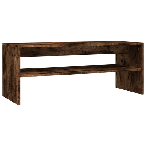 vidaXL Couchtisch Räuchereiche 100x40x40 cm Holzwerkstoff