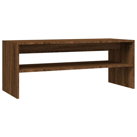 vidaXL Couchtisch Braun Eichen-Optik 100x40x40 cm Holzwerkstoff