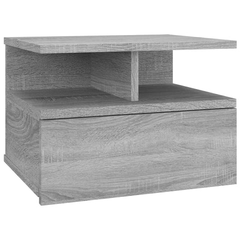 vidaXL Nachttisch Hängend Grau Sonoma 40x31x27 cm Holzwerkstoff