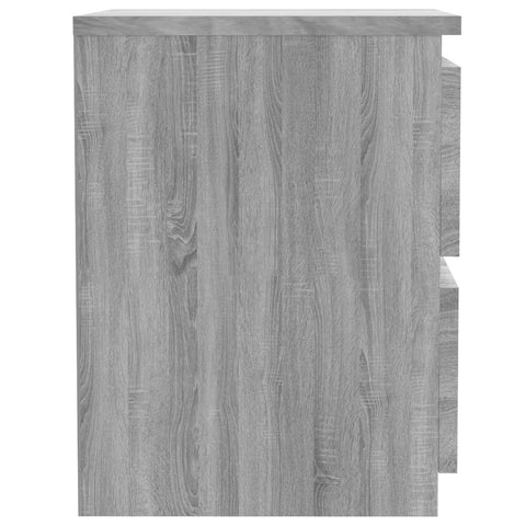 vidaXL Nachttische 2 Stk. Grau Sonoma 30×30×40 cm Holzwerkstoff