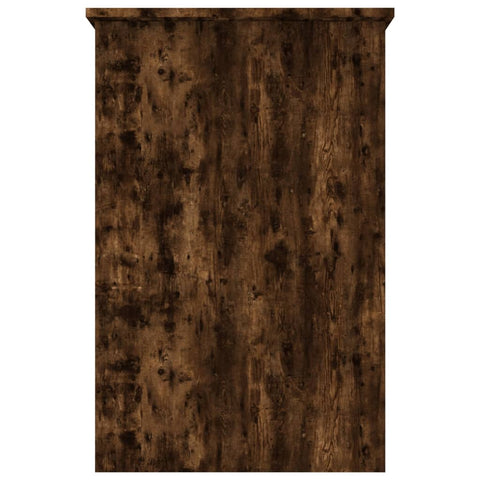 vidaXL Schreibtisch Räuchereiche 100x50x76 cm Holzwerkstoff