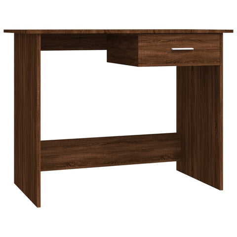 vidaXL Schreibtisch Braun Eichen-Optik 100x50x76 cm Holzwerkstoff