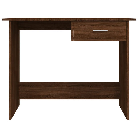 vidaXL Schreibtisch Braun Eichen-Optik 100x50x76 cm Holzwerkstoff