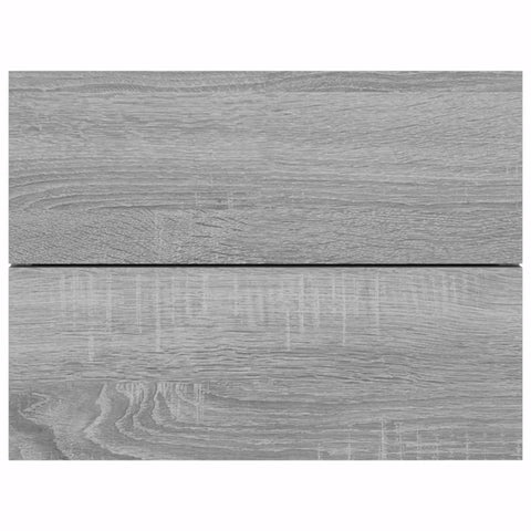 vidaXL Nachttische 2 Stk. Grau Sonoma 40x30x30 cm Holzwerkstoff