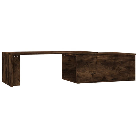 vidaXL Couchtisch Räuchereiche 150x50x35 cm Holzwerkstoff