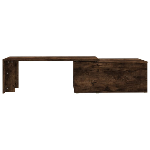 vidaXL Couchtisch Räuchereiche 150x50x35 cm Holzwerkstoff