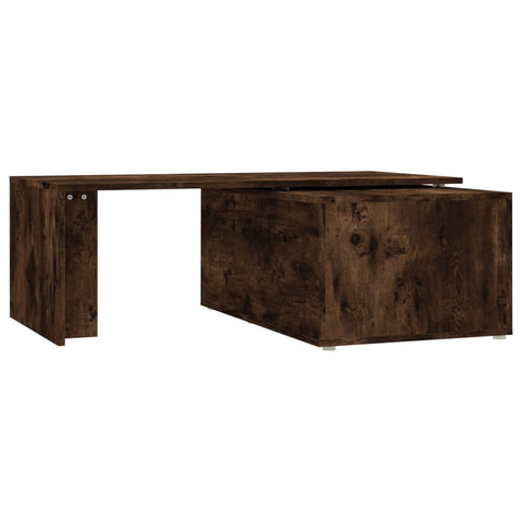 vidaXL Couchtisch Räuchereiche 150x50x35 cm Holzwerkstoff