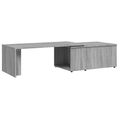 vidaXL Couchtisch Grau Sonoma 150x50x35 cm Holzwerkstoff