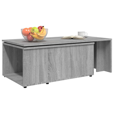 vidaXL Couchtisch Grau Sonoma 150x50x35 cm Holzwerkstoff