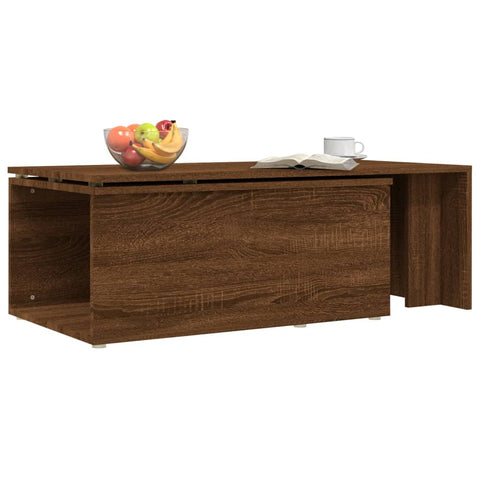 vidaXL Couchtisch Braun Eichen-Optik 150x50x35 cm Holzwerkstoff