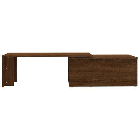 vidaXL Couchtisch Braun Eichen-Optik 150x50x35 cm Holzwerkstoff