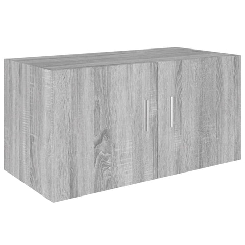 vidaXL Wandschrank Grau Sonoma 80x39x40 cm Holzwerkstoff