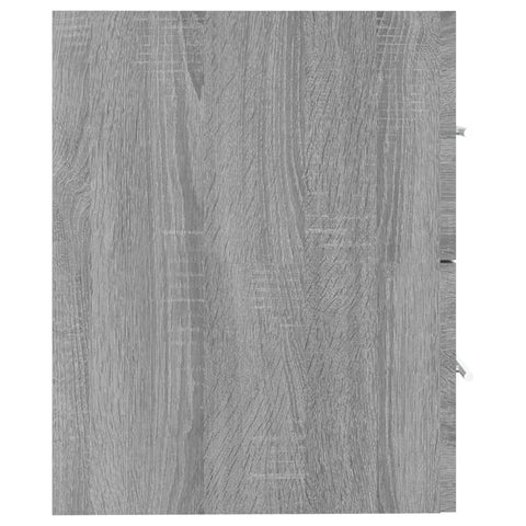 vidaXL Waschbeckenschrank Grau Sonoma 60x38,5x48 cm Holzwerkstoff