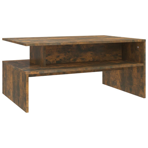 vidaXL Couchtisch Räuchereiche 90x60x42,5 cm Holzwerkstoff