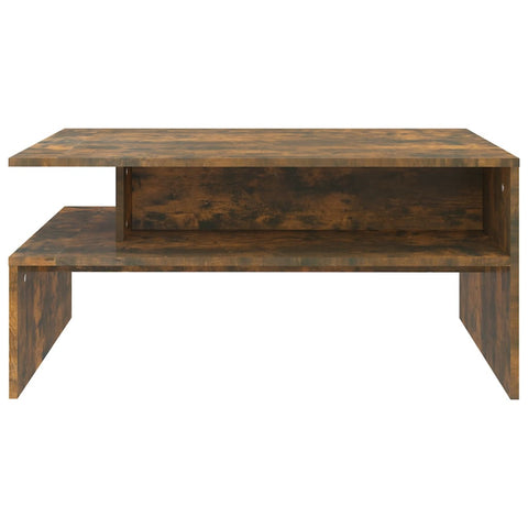 vidaXL Couchtisch Räuchereiche 90x60x42,5 cm Holzwerkstoff