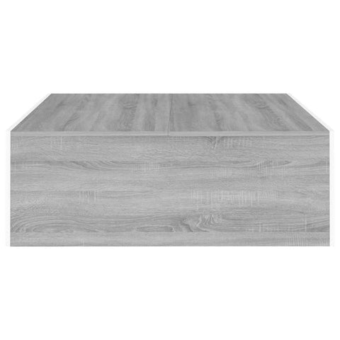 Couchtisch Grau Sonoma 100x100x35 cm Holzwerkstoff