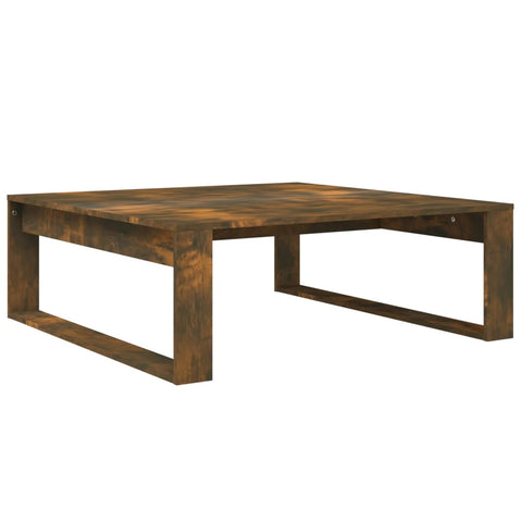 vidaXL Couchtisch Räuchereiche 100x100x35 cm Holzwerkstoff