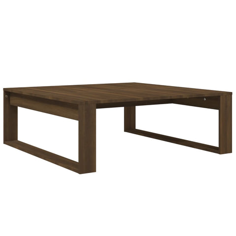 vidaXL Couchtisch Braun Eichen-Optik 100x100x35 cm Holzwerkstoff