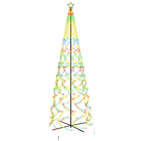 LED-Weihnachtsbaum Kegelform Mehrfarbig 1400 LEDs 160x500 cm