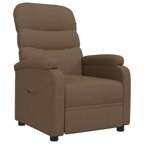 vidaXL Relaxsessel Braun Stoff