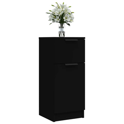 Sideboard Schwarz 30x30x70 cm Holzwerkstoff