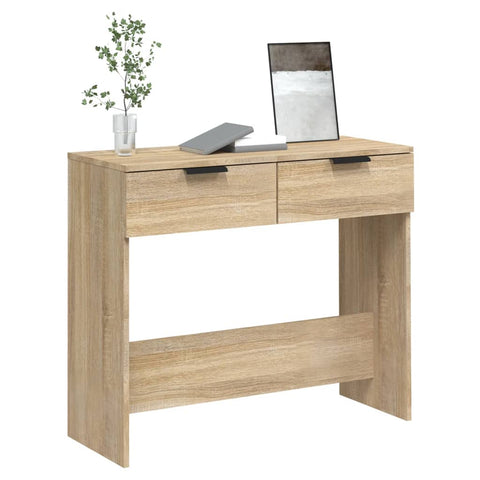 vidaXL Konsolentisch Sonoma-Eiche 90x36x75 cm Holzwerkstoff