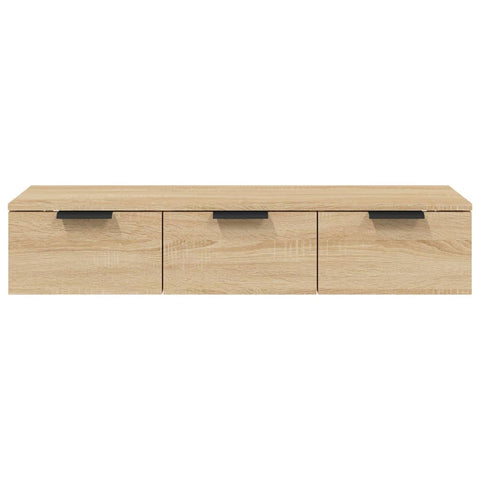 vidaXL Wandschrank Sonoma-Eiche 102x30x20 cm Holzwerkstoff