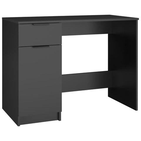 vidaXL Schreibtisch Schwarz 100x50x75 cm Holzwerkstoff