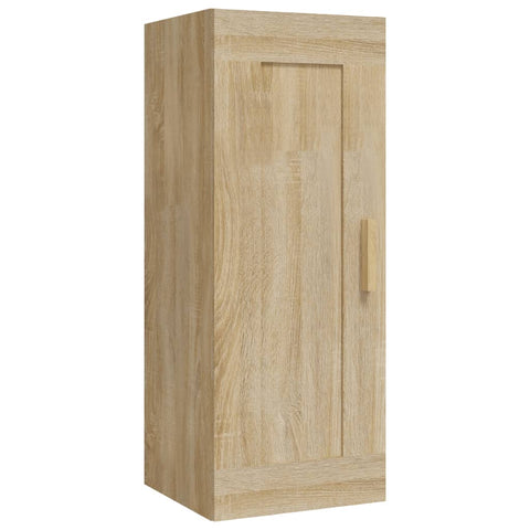 vidaXL Wandschrank Sonoma-Eiche 35x34x90 cm Holzwerkstoff