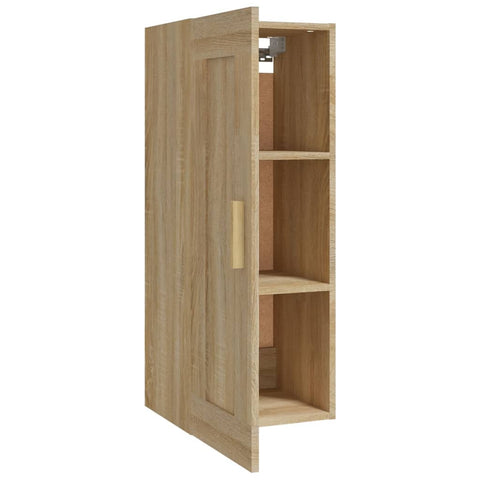 vidaXL Wandschrank Sonoma-Eiche 35x34x90 cm Holzwerkstoff