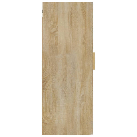 vidaXL Wandschrank Sonoma-Eiche 35x34x90 cm Holzwerkstoff