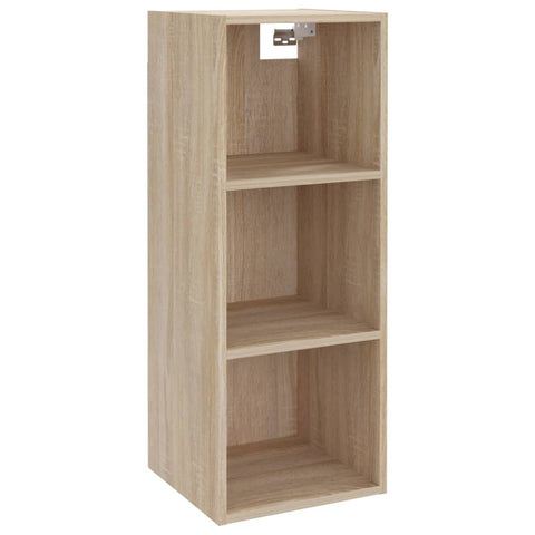 vidaXL Wandschrank Sonoma-Eiche 34,5x32,5x90 cm Holzwerkstoff